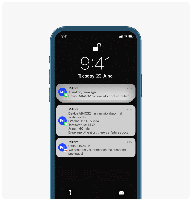 Mithra IOS smartphone app